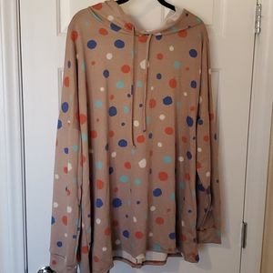 Sew in Love polka dot hoodie